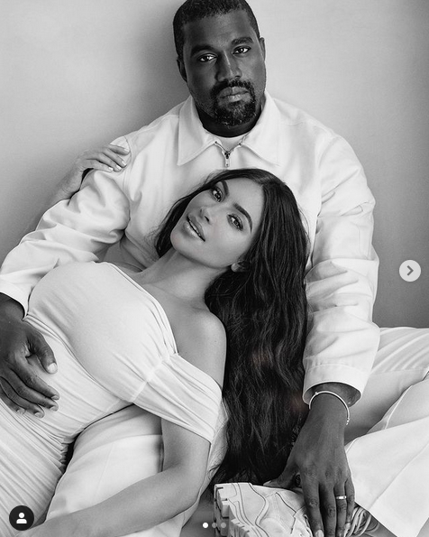 Kim Kardashian et Kanye West avant leur divorce.